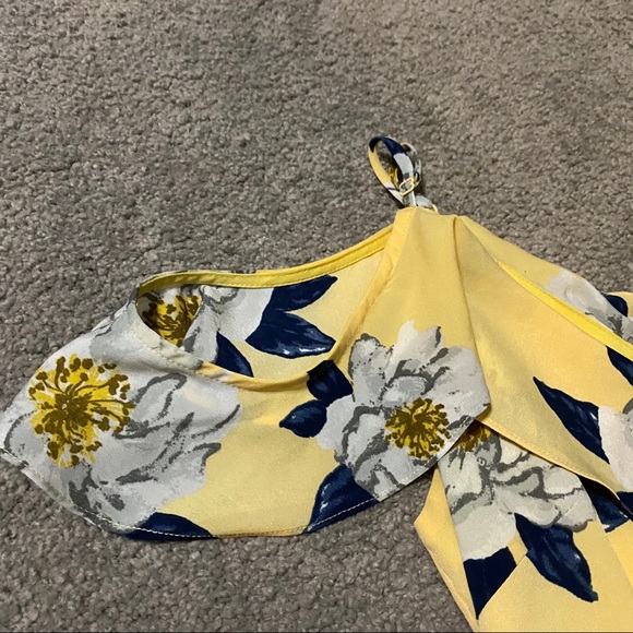 Lulu’s J.O.A. Yellow Floral Dress - Picture 4 of 9